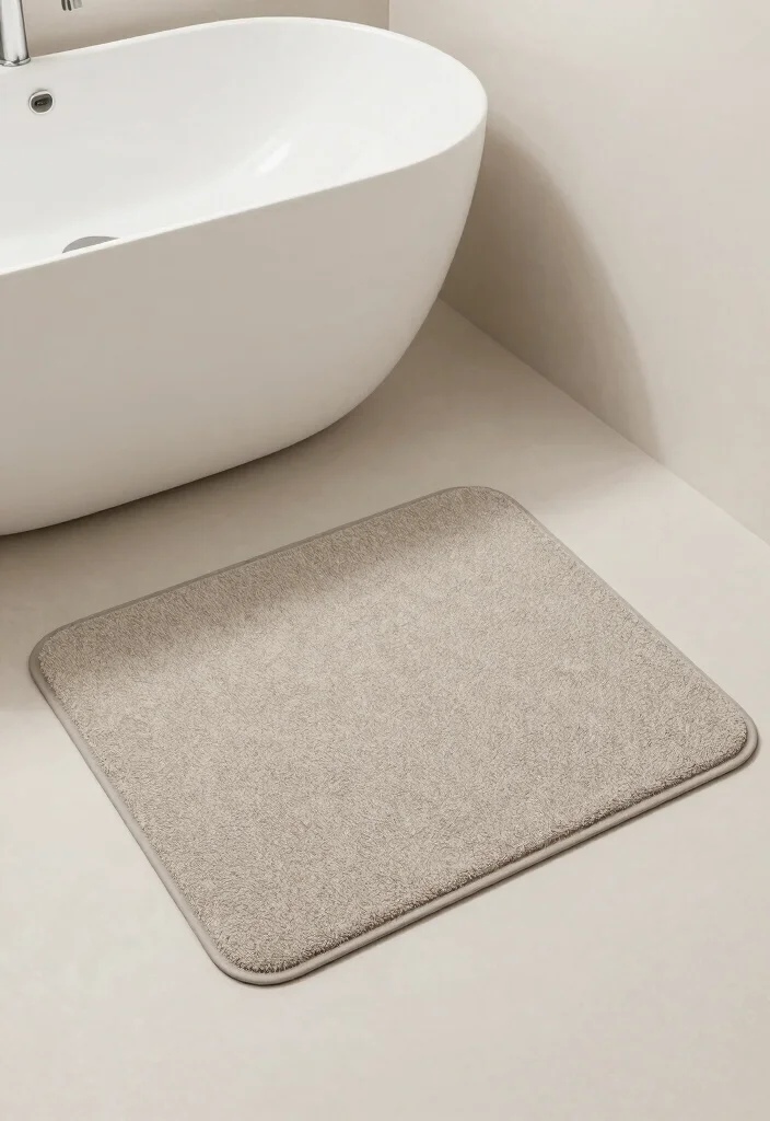 10 Bathroom Mat Ideas That Add Comfort and Style 39 10 Bathroom Mat Ideas That Add Comfort and Style 9. Solid Color Bath Mats 0