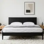 10 Black Bed Frame Bedroom Ideas with Strong Contrast