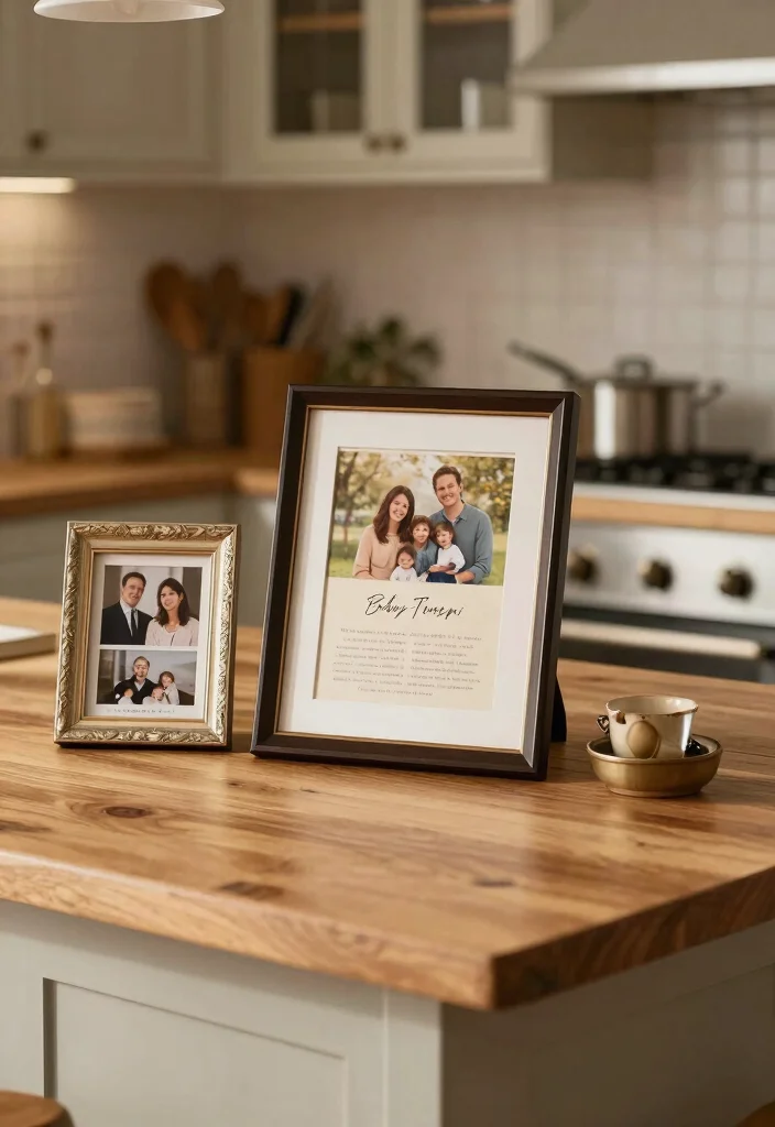 10 Kitchen Island Decor Ideas That Look Styled 10. Personal Touches 0