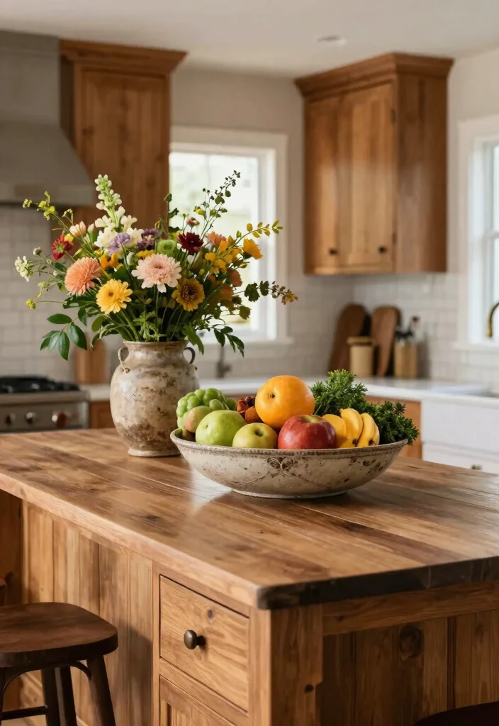 10 Kitchen Island Decor Ideas That Look Styled 3. Statement Centerpieces 0