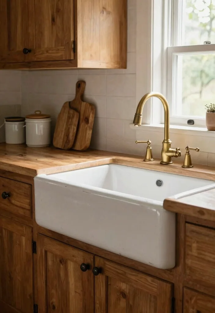 10 Kitchen Sink Ideas That Combine Style and Function 2. Vintage Farmhouse Sinks 0