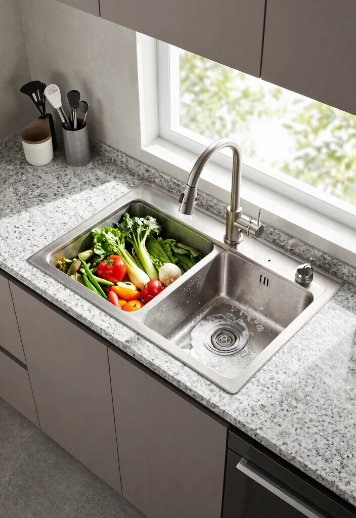 10 Kitchen Sink Ideas That Combine Style and Function 5. Dual Basin Sinks 0