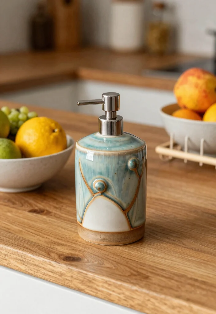 10 Kitchen Soap Dispenser Ideas That Look Built In 36 10 Kitchen Soap Dispenser Ideas That Look Built In 6. Ceramic Pottery Dispenser 0