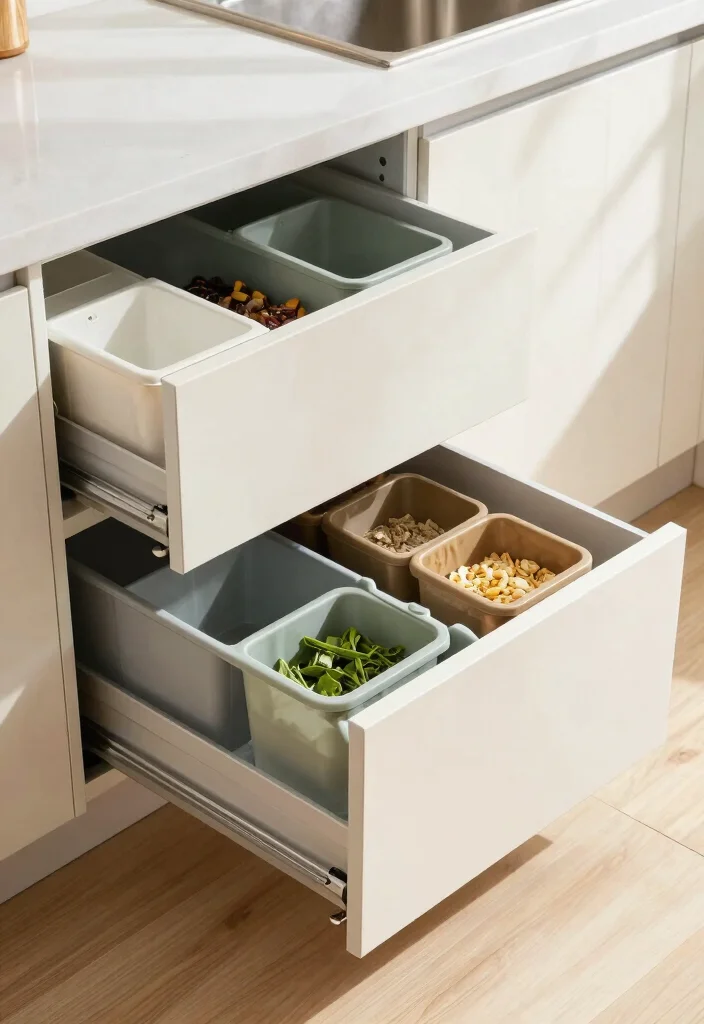 10 Kitchen Trash Can Ideas That Stay Hidden 47 10 Kitchen Trash Can Ideas That Stay Hidden 7. Drawer Trash Bins 0