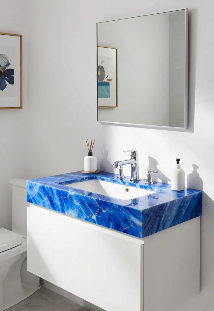 10 Onyx Bathroom Ideas That Look Ultra Luxurious 47 10 Onyx Bathroom Ideas That Look Ultra Luxurious 7. Onyx in Colorful Bathrooms 0