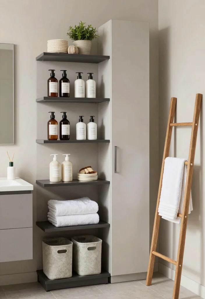 10 Pool Bathroom Ideas Designed for Easy Cleaning and Style 12 10 Pool Bathroom Ideas Designed for Easy Cleaning and Style 2. Create Stylish Storage Solutions 0