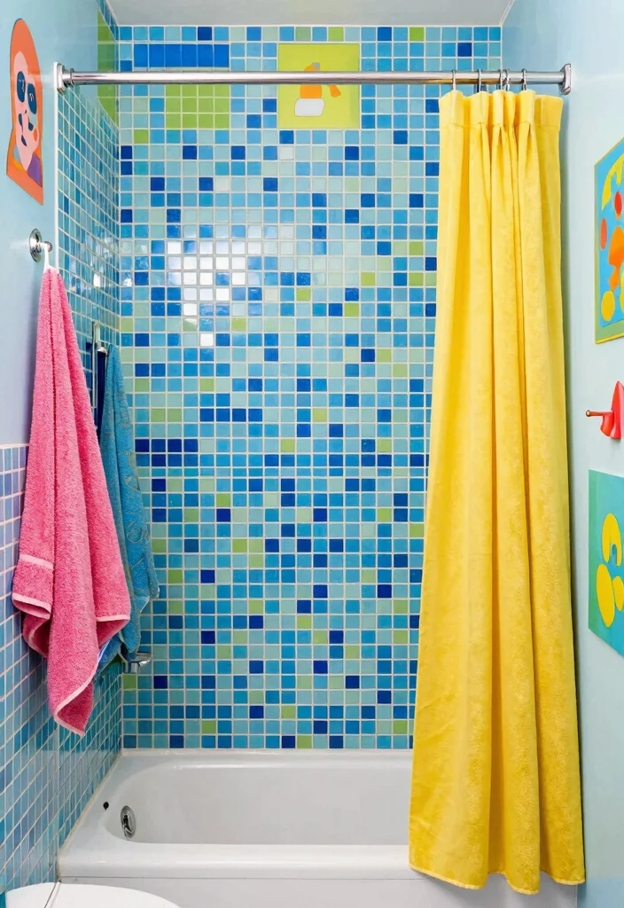 10 Pool Bathroom Ideas Designed for Easy Cleaning and Style 36 10 Pool Bathroom Ideas Designed for Easy Cleaning and Style 6. Add a Splash of Color 0