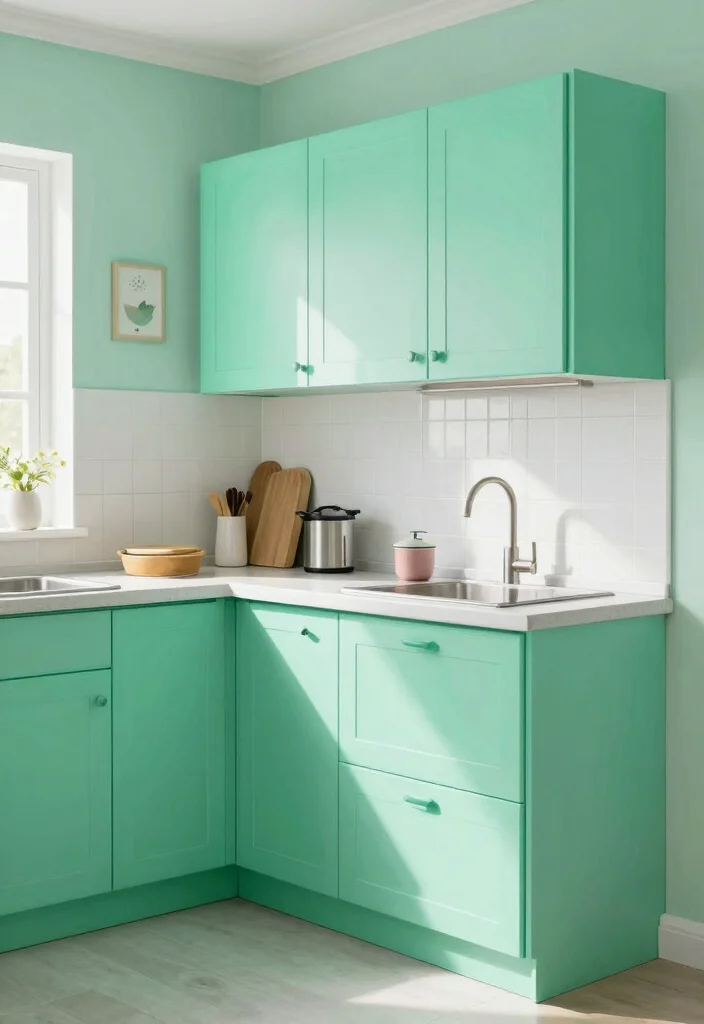 10 Simple Small Kitchen Ideas Indian Homes Love 10. A Fresh Coat of Paint 0