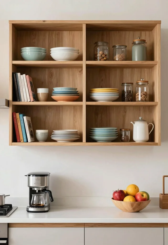 10 Single Wall Kitchen Ideas That Work Surprisingly Well 12 10 Single Wall Kitchen Ideas That Work Surprisingly Well 2. Open Shelving for Style and Storage 0