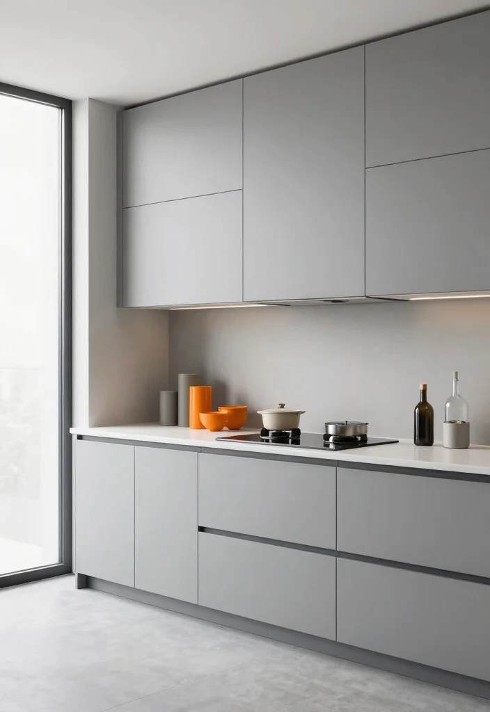 10 Single Wall Kitchen Ideas That Work Surprisingly Well 35 10 Single Wall Kitchen Ideas That Work Surprisingly Well 5. Minimalist Cabinetry Designs 0