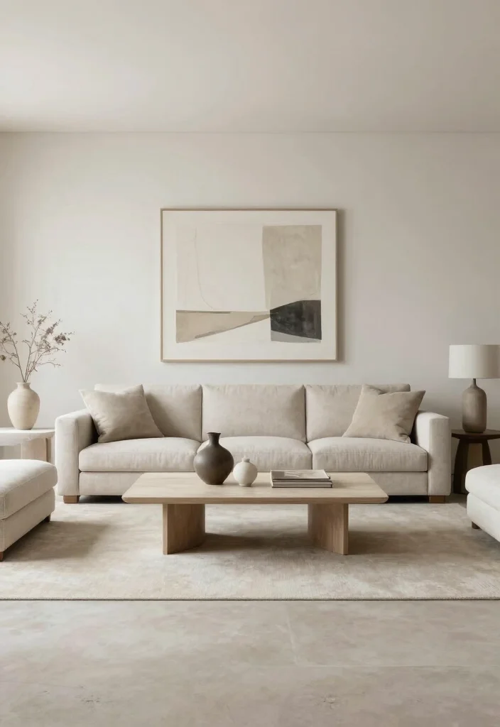 10 Single Wide Living Room Ideas That Feel Open 7. Minimalistic Decor for a Clutter Free Space 0