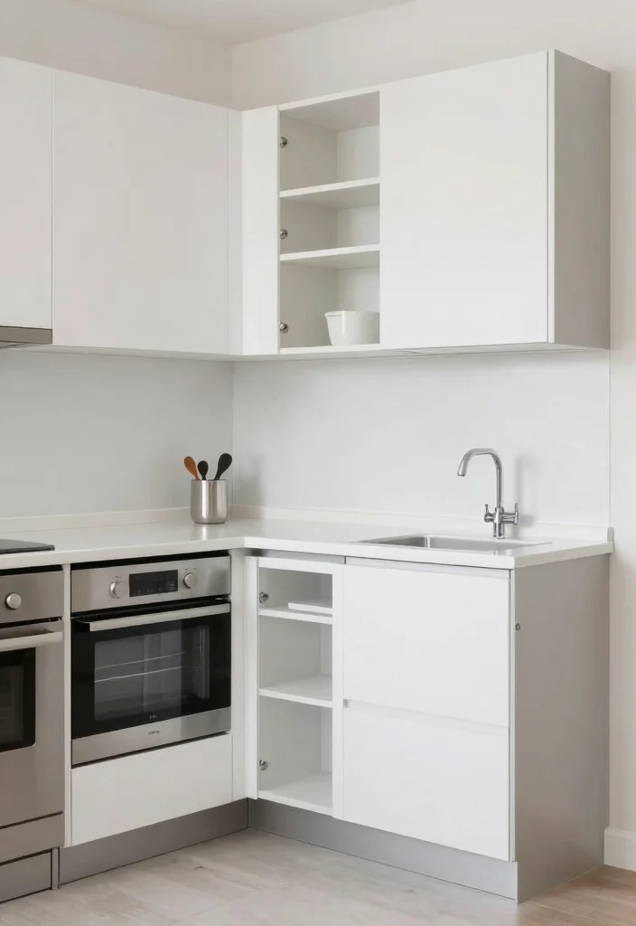 10 Small Apartment Kitchen Ideas That Feel Bigger 8. Keep It Clutter Free 0