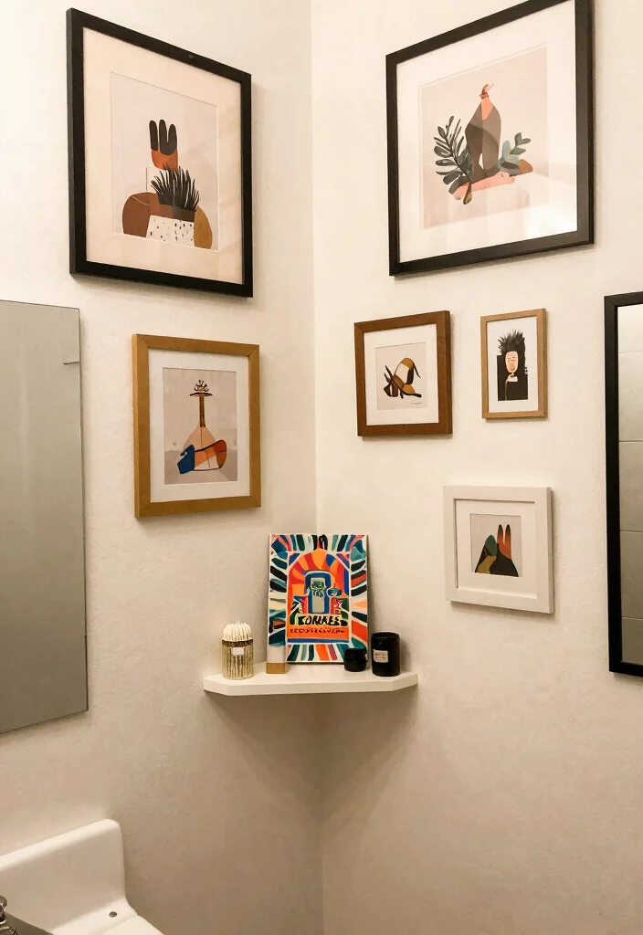10 Small Bathroom Decorating Ideas That Make a Big Difference 60 10 Small Bathroom Decorating Ideas That Make a Big Difference 10. Personalize with Art 0