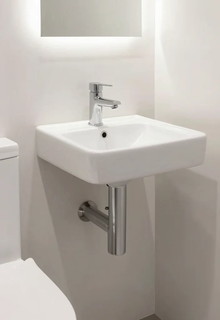 10 Small Bathroom Decorating Ideas That Make a Big Difference 49 10 Small Bathroom Decorating Ideas That Make a Big Difference 9. Opt for Space Saving Fixtures 0