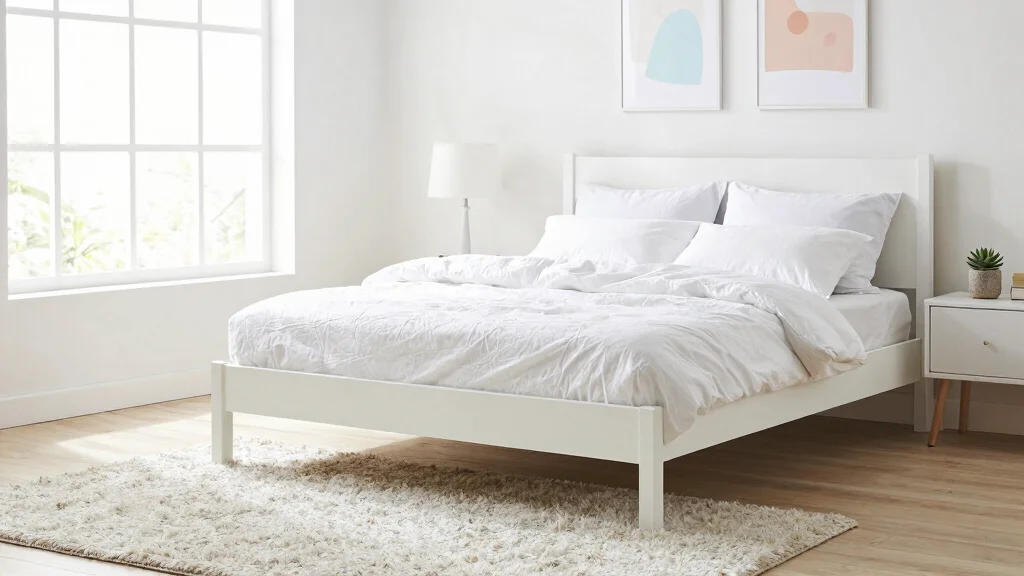 10 White Bed Frame Bedroom Ideas That Look Clean