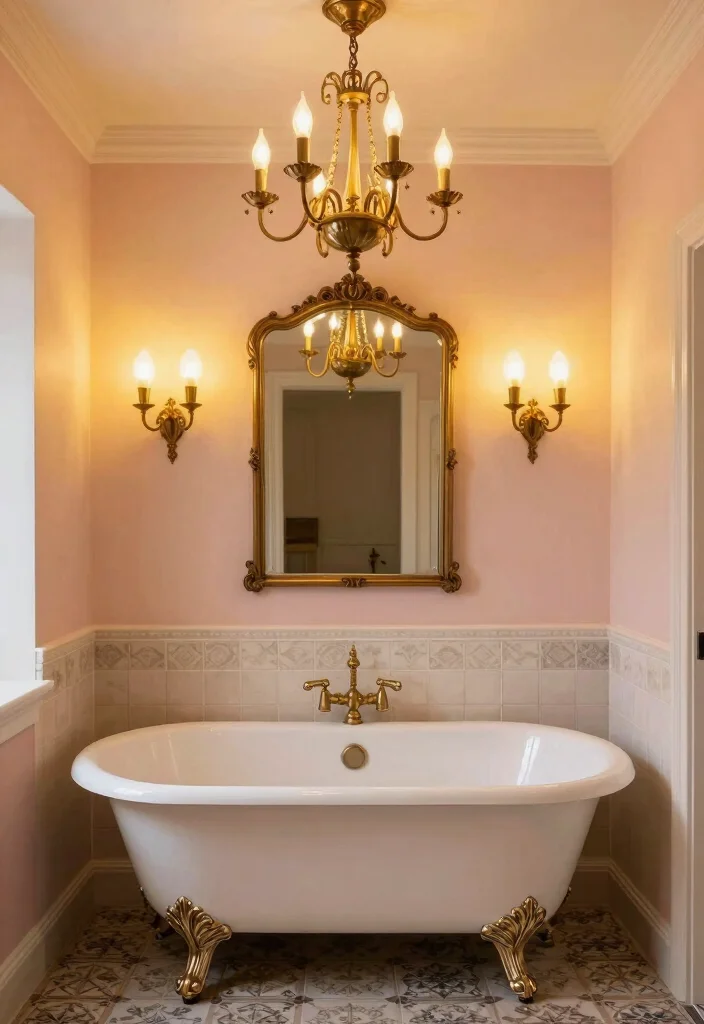 12 Antique Bathroom Ideas with Vintage Character 25 12 Antique Bathroom Ideas with Vintage Character 5. Vintage Lighting Fixtures 0