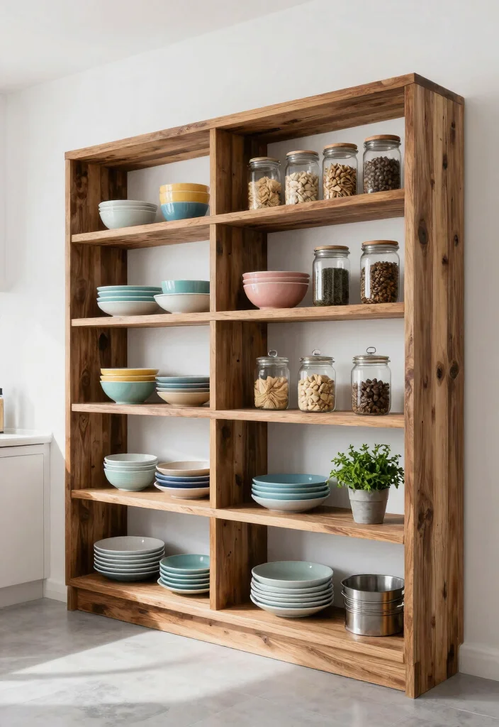12 Apartment Kitchen Ideas That Feel Open 3. Open Shelving for a Modern Touch 0