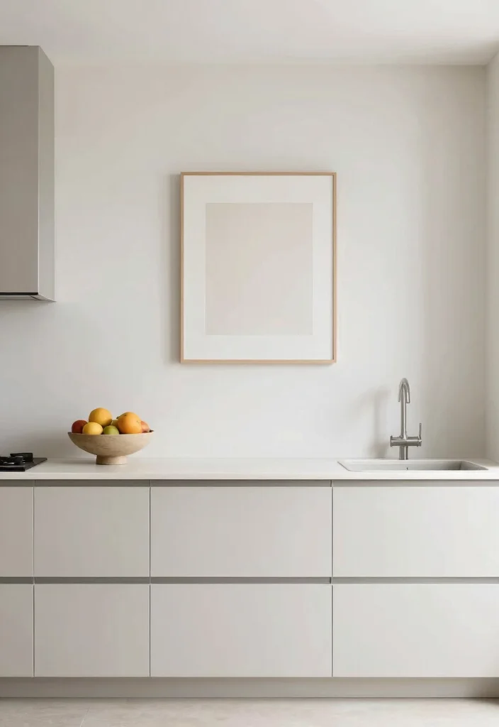 12 Apartment Kitchen Ideas That Save Space 10. Minimalist Decor 0