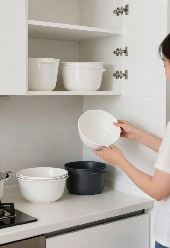 12 Apartment Kitchen Ideas That Save Space 12. Regular Decluttering 0