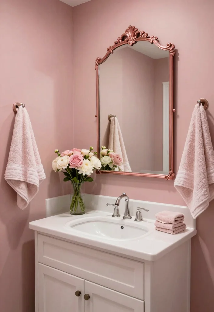 12 Bathroom Decor Color Ideas That Set the Mood 49 12 Bathroom Decor Color Ideas That Set the Mood 9. Dusty Rose 0