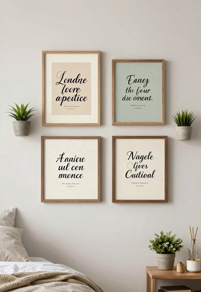 12 Bedroom Poster Wall Ideas That Feel Personal 24 12 Bedroom Poster Wall Ideas That Feel Personal 4. Inspirational Quotes 0
