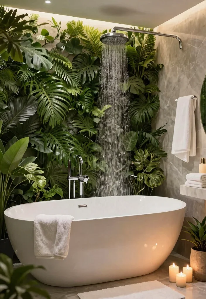 12 Black Bathroom Ideas That Feel Bold and Sophisticated 7. Spa Like Amenities 0