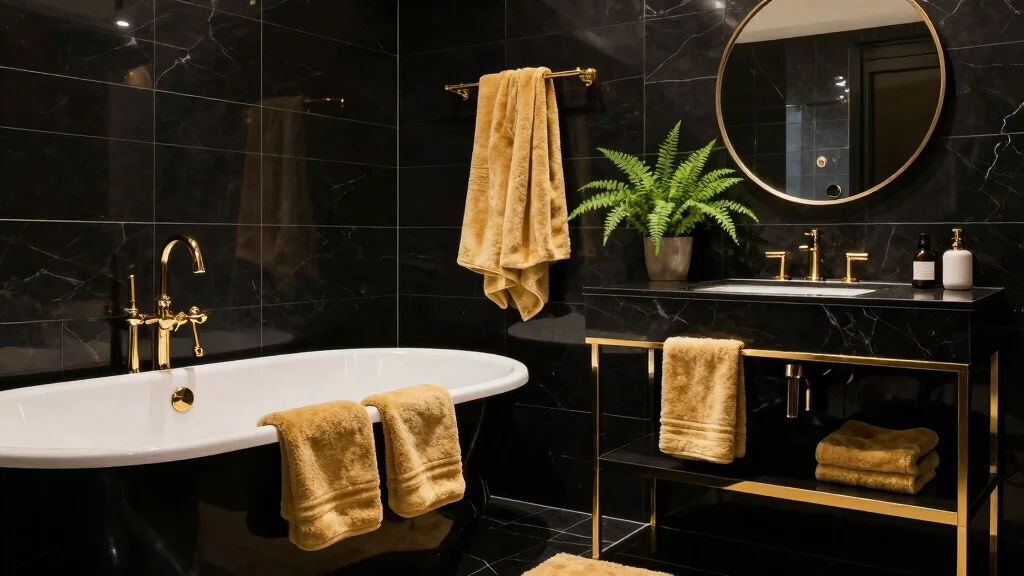 12 Black and Gold Bathroom Decor Ideas That Look Expensive