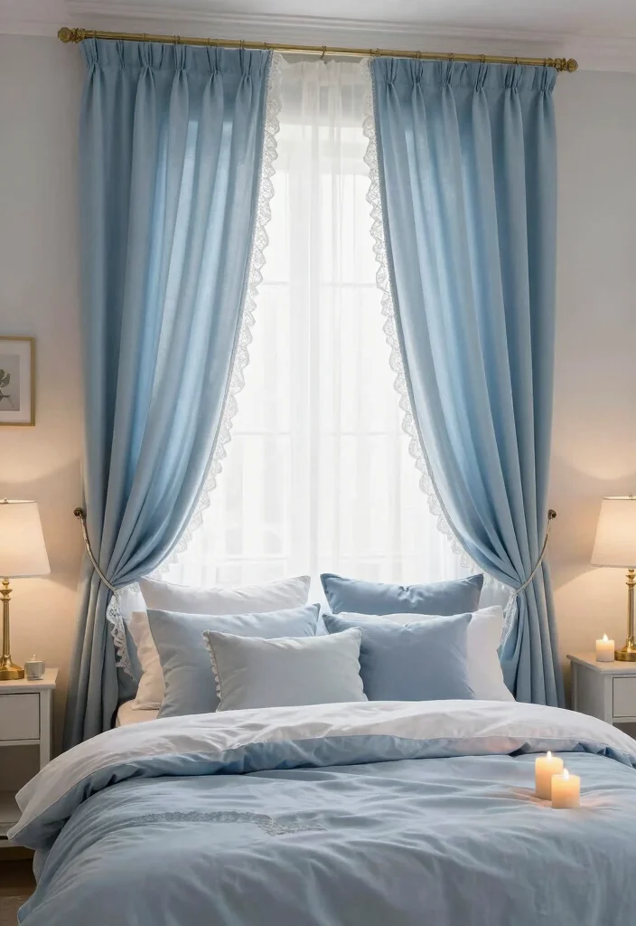 12 Blue Bedroom Ideas for a Relaxing Mood 11. Romantic Shades of Blue 0