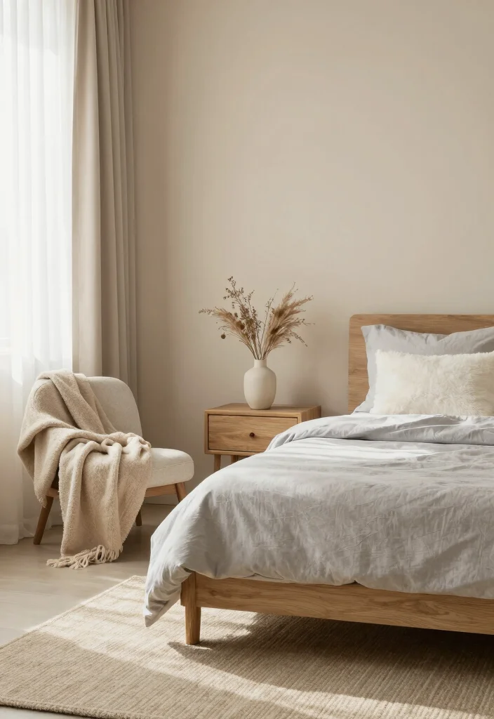 12 Calm Bedroom Ideas for Better Rest 1. Embrace Neutral Tones 0