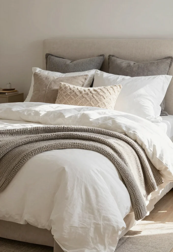 12 Calm Bedroom Ideas for Better Rest 2. Cozy Bedding Choices 0