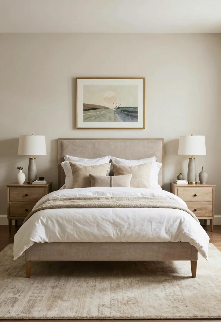 12 Classy Bedroom Ideas That Feel Calm and Elegant 50 12 Classy Bedroom Ideas That Feel Calm and Elegant 10. Create Balanced Symmetry 0