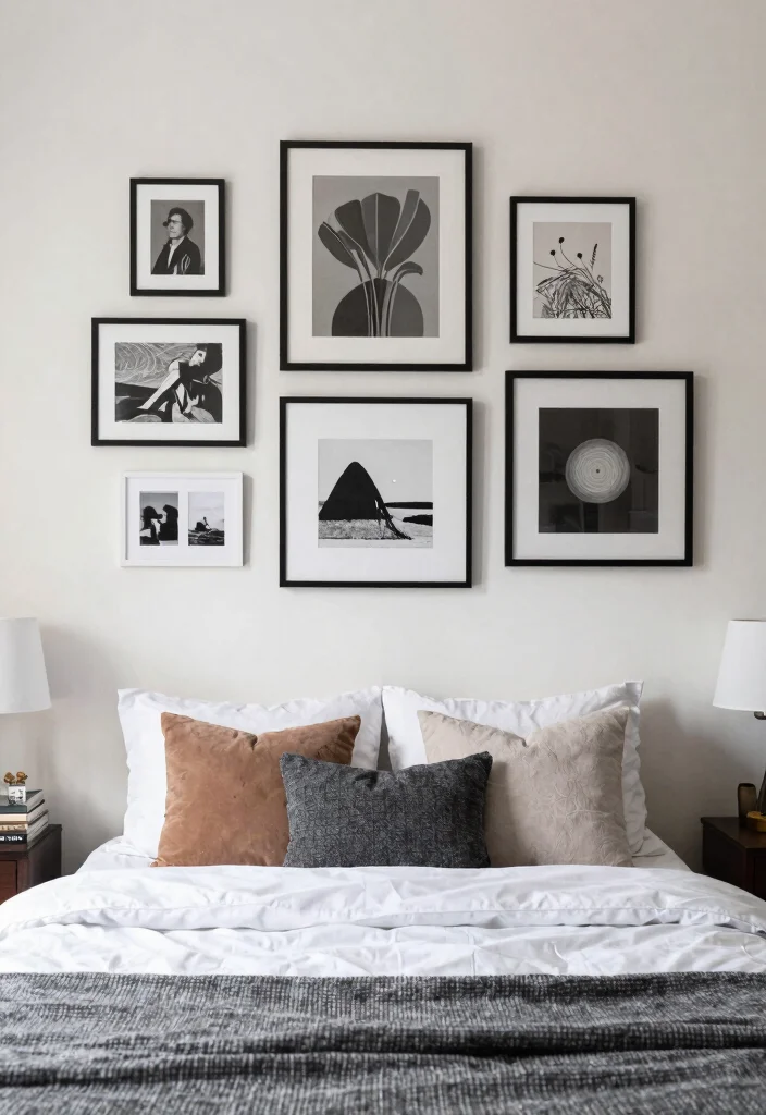 12 Classy Bedroom Ideas That Feel Calm and Elegant 51 12 Classy Bedroom Ideas That Feel Calm and Elegant 11. Personal Touches with Art and Decor 0