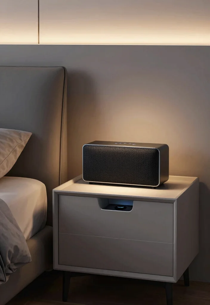 12 Classy Bedroom Ideas That Feel Calm and Elegant 62 12 Classy Bedroom Ideas That Feel Calm and Elegant 12. Seamless Integration of Technology 0