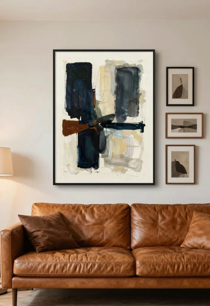 12 Cognac Couch Living Room Ideas That Look Rich 2 12 Cognac Couch Living Room Ideas That Look Rich 2. Statement Wall Art 0