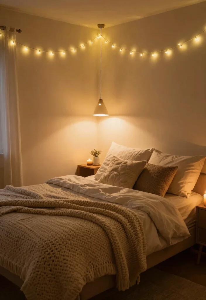 12 Cool Bedroom Ideas with Modern Personality 3. Soft Lighting and Cozy Accents 0