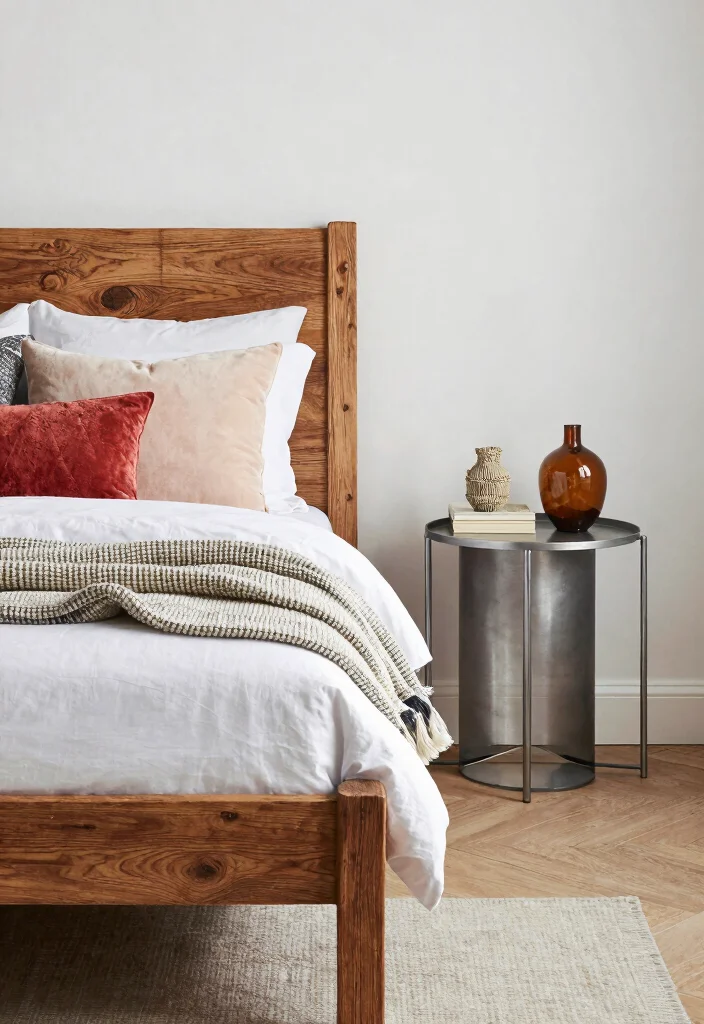 12 Cool Bedroom Ideas with Modern Personality 9. Mixed Materials for an Eclectic Style 0