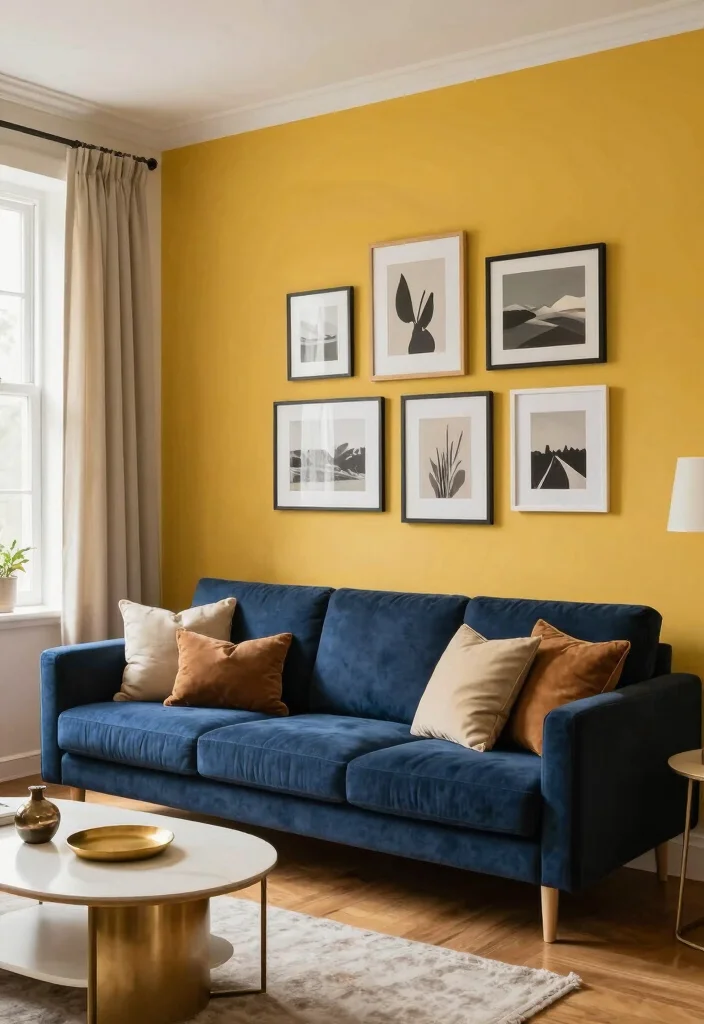 12 Dark Blue Sofa Living Room Ideas That Stand Out 2 12 Dark Blue Sofa Living Room Ideas That Stand Out 2. Bold Accent Walls 0