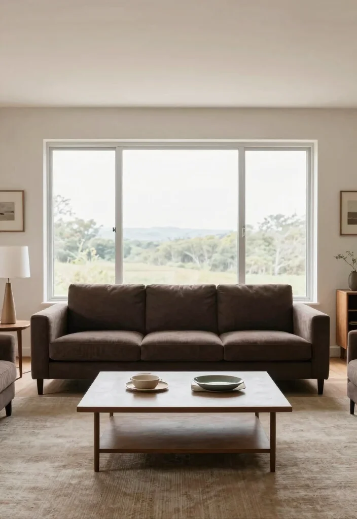 12 Dark Brown Sofa Living Room Ideas That Feel Grounded 39 12 Dark Brown Sofa Living Room Ideas That Feel Grounded 9. Open Space Layout 0