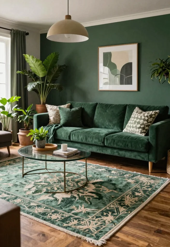 12 Dark Green Living Room Ideas with Rich Style 63 12 Dark Green Living Room Ideas with Rich Style Conclusion 0