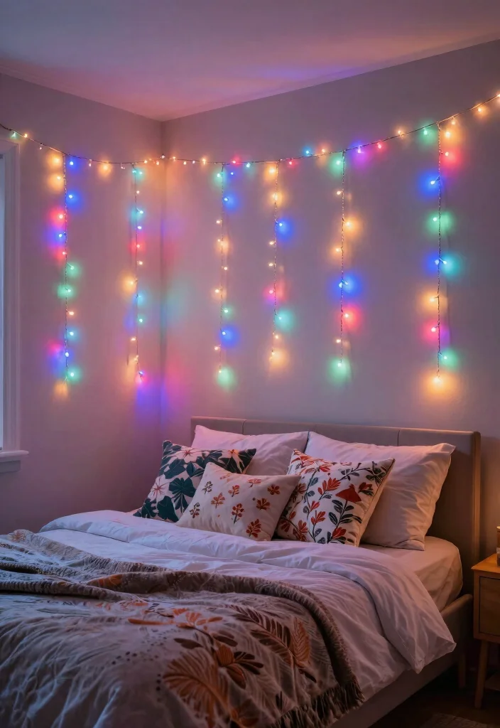 12 Fairy Lights Bedroom Ideas for Cozy Ambience 12. Seasonal Decor 0