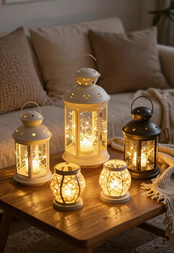 12 Fairy Lights Bedroom Ideas for Cozy Ambience 8. Lanterns of Light 0