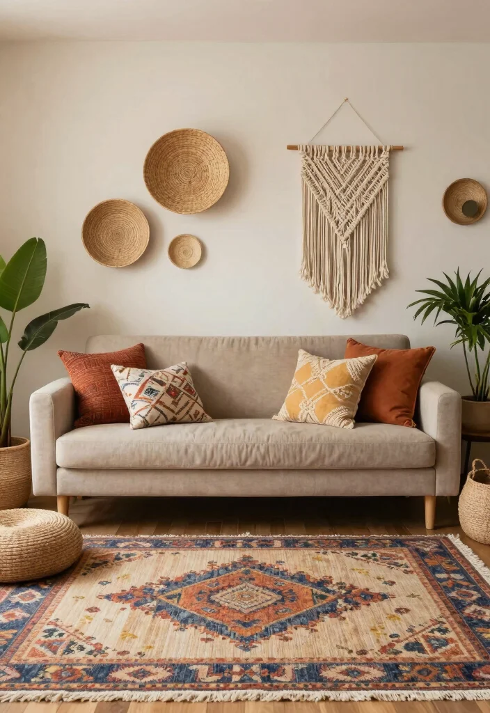 12 Girly Living Room Ideas with Soft Personality 13 12 Girly Living Room Ideas with Soft Personality 3. Bohemian Touches 0