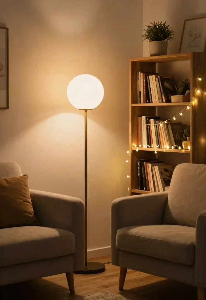 12 Girly Living Room Ideas with Soft Personality 36 12 Girly Living Room Ideas with Soft Personality 6. Soft Lighting 0