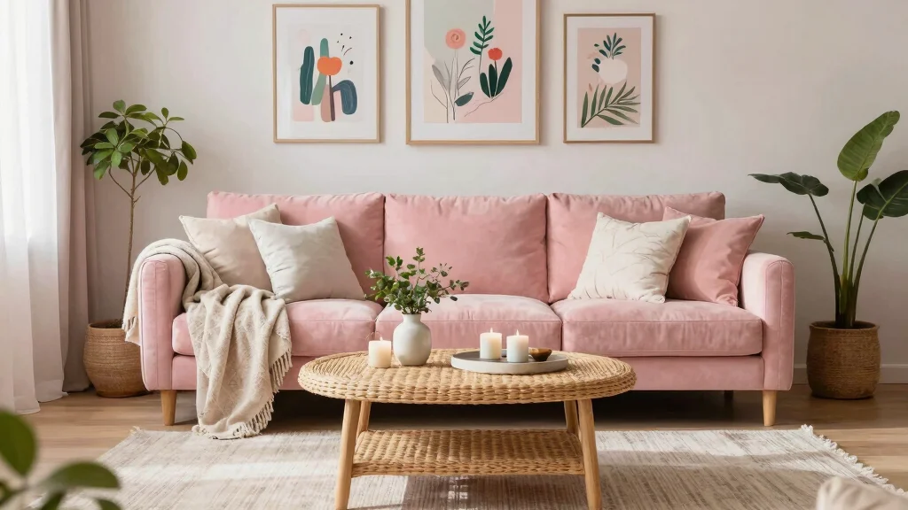 12 Girly Living Room Ideas with Soft Personality