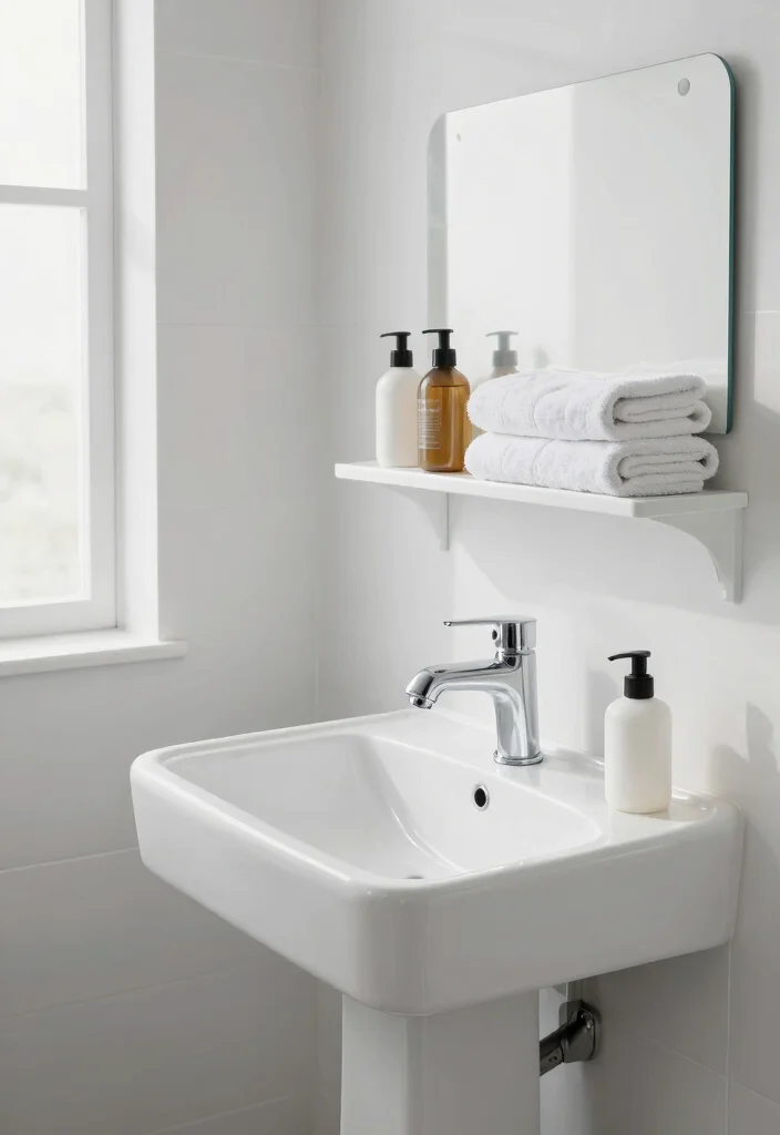 12 Hall Bathroom Ideas That Feel Welcoming and Functional 12. Keep It Clean and Clutter Free 0