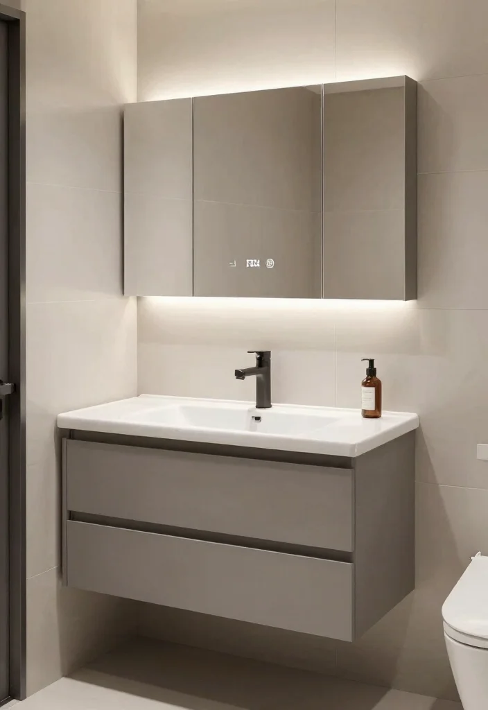 12 Hall Bathroom Ideas That Feel Welcoming and Functional 4. Maximize Functionality with Dual Purpose Fixtures 0