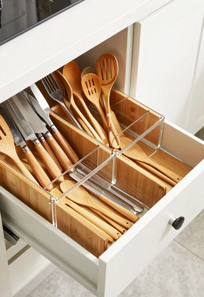 12 Kitchen Cupboard Ideas for Smart Storage 5. Drawer Organizers 0