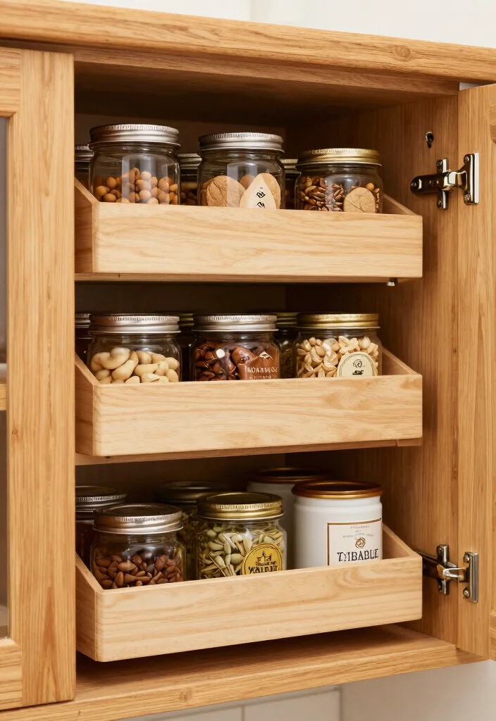 12 Kitchen Cupboard Ideas for Smart Storage 9. Tiered Organizers 0