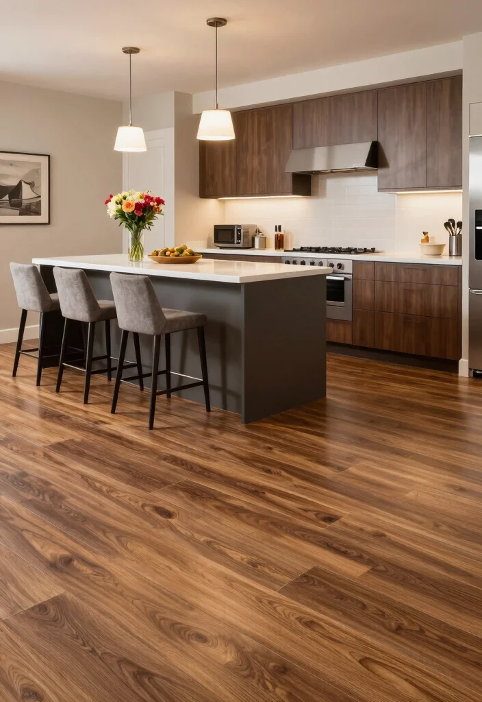 12 Kitchen Floor Ideas That Are Durable and Stylish 62 12 Kitchen Floor Ideas That Are Durable and Stylish 12. Luxury Vinyl Tile 0