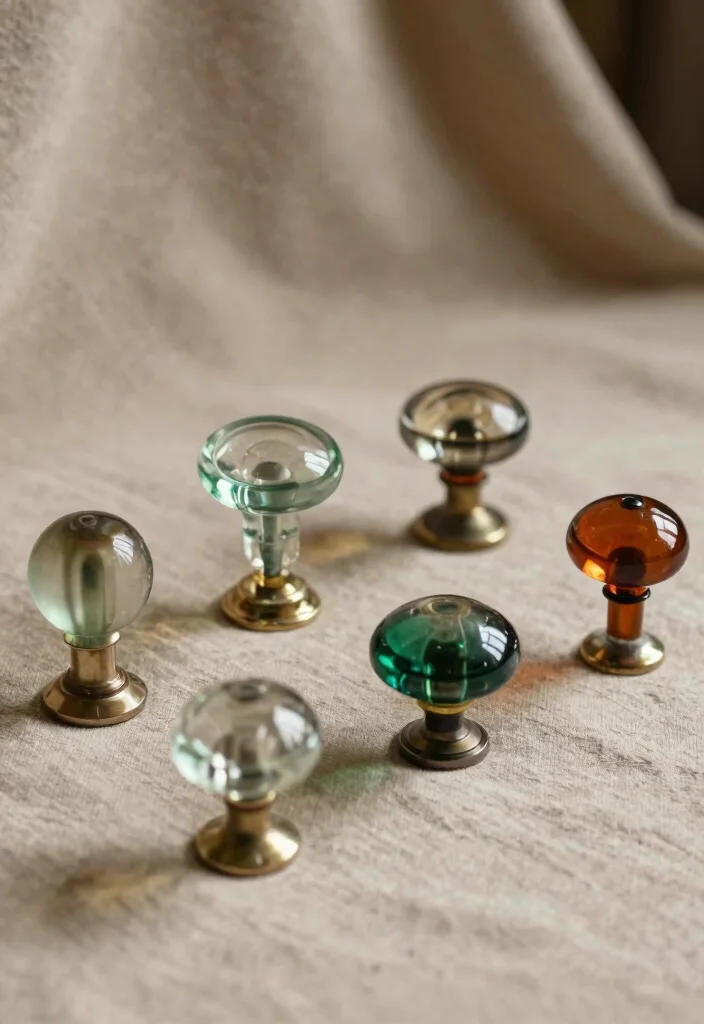 12 Kitchen Handle Ideas That Refresh Cabinets 2 12 Kitchen Handle Ideas That Refresh Cabinets 2. Vintage Glass Knobs 0